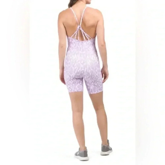 NWT Sage Collective One Piece Activewear Romper Lilac Purple Size XS Stretch - Picture 2 of 7